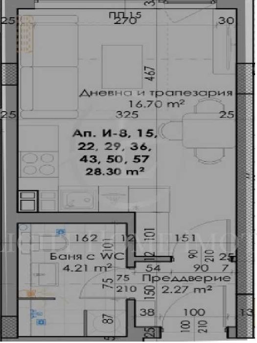 Продава се Едностаен апартамент в Пловдив, Южен - 36 кв.м за 680 €/кв.м - Снимка #4