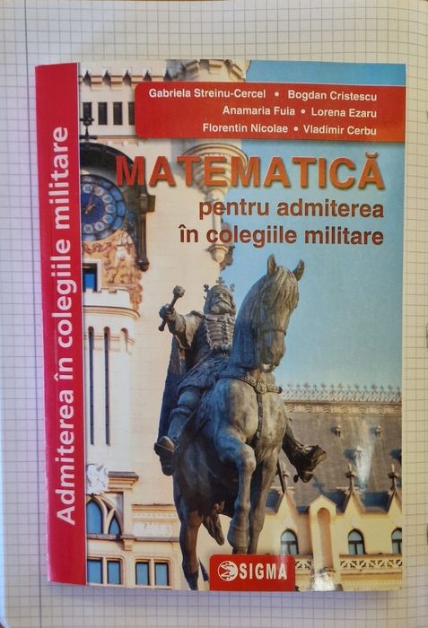 Meditatii matematica pentru admiterea la liceul militar