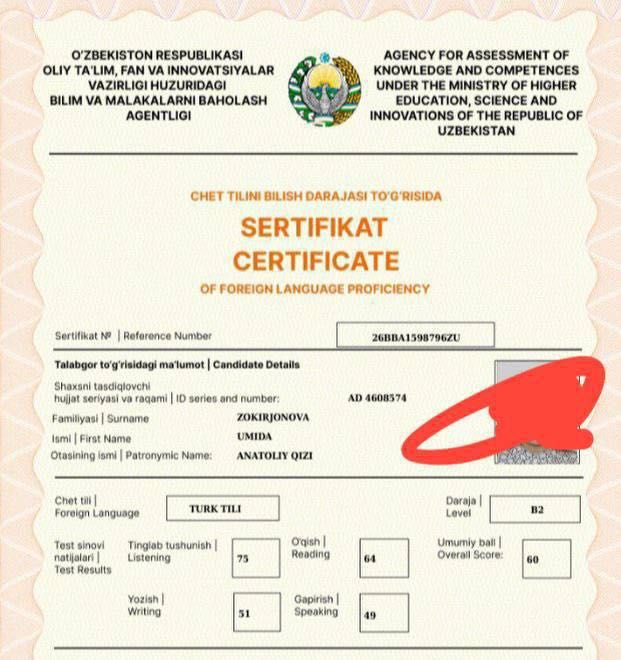 Turk tili cefr TYS kurslari! Endi onlayn formatda