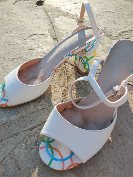 Дамски сандали естествена кожа 39 номер