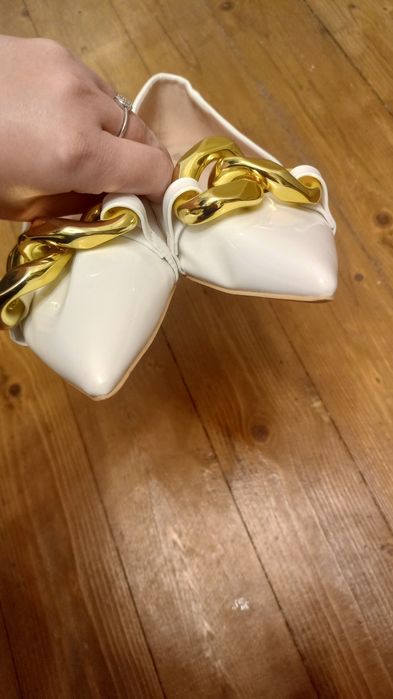 Дамски бели обувки Номер 40