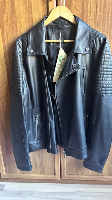 Естествена кожа , мъжко яке