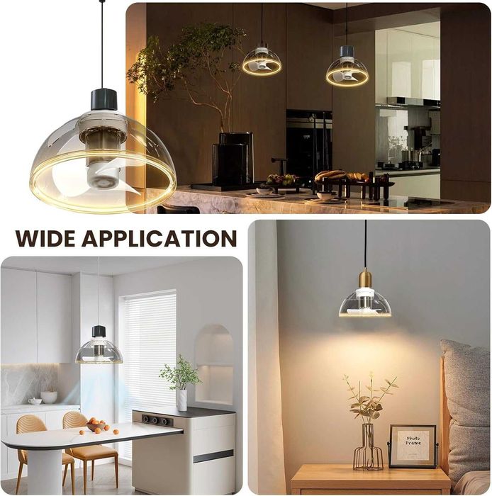 аванни вентилатори ZOTOYI E27 с осветление