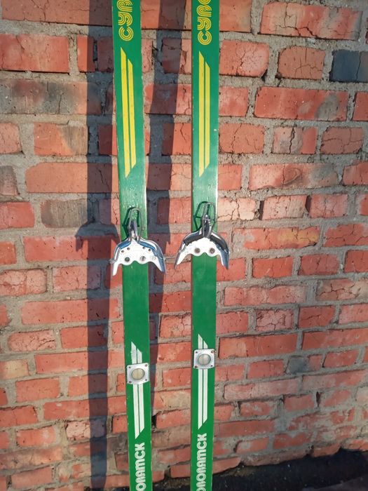 Лыжи деревянные б/у "Сувенирные"