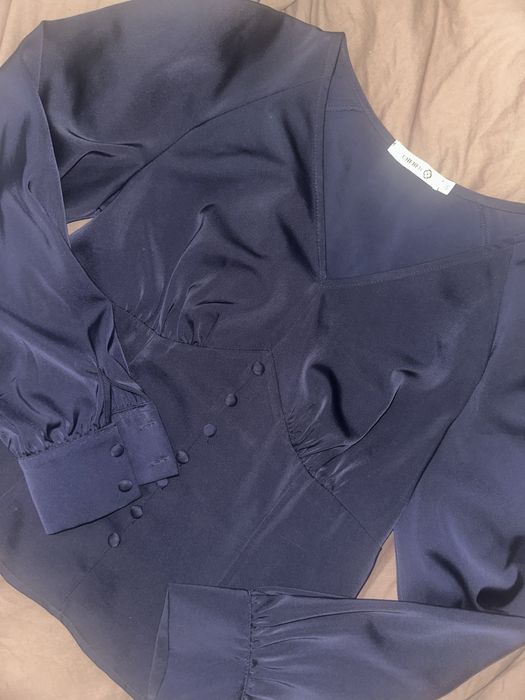 атласная рубашка, размер 46 (М)