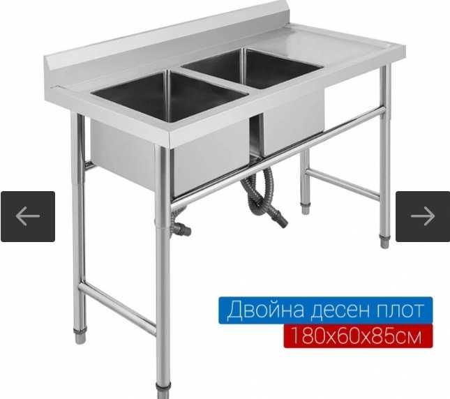 Мивки от неръждаема стомана, налични всички размери.