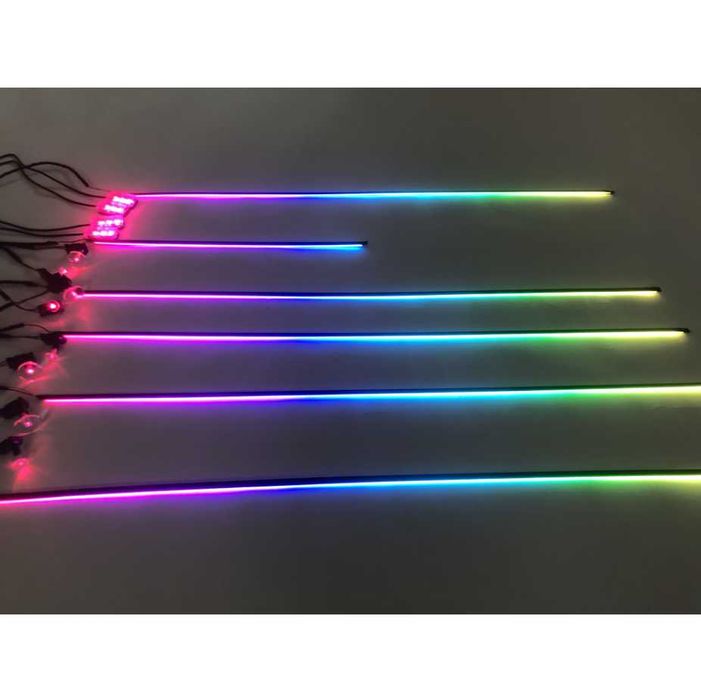 OFERTA ! / Kit Lumini Ambientale Symphony 18 in 1  - modelul cu benzile lungi 110 CM RGB