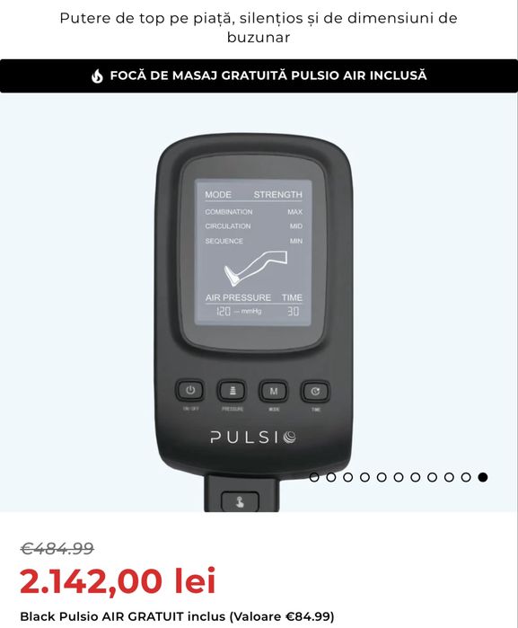 Vand Aparat Drenaj Limfatic Pulsio ca nou