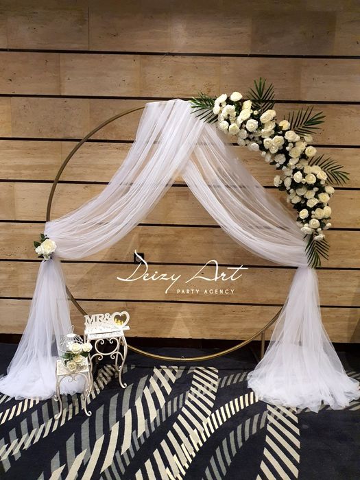Украса за Сватба,Арка с цветя