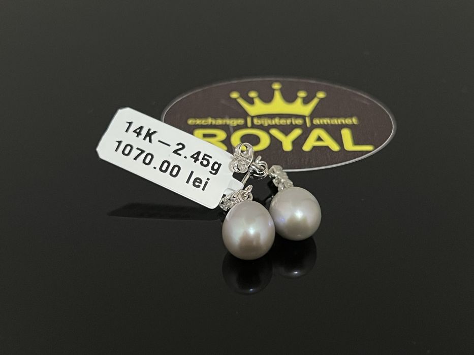 Bijuteria Royal CB : Cercei aur 14k 2,45 grame