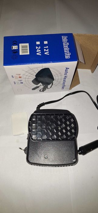 Incalzitor auto aeroterma masina 12 v suflanta aer cald feon auto NOU