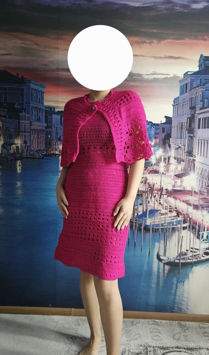 Вязаная платье 3в1