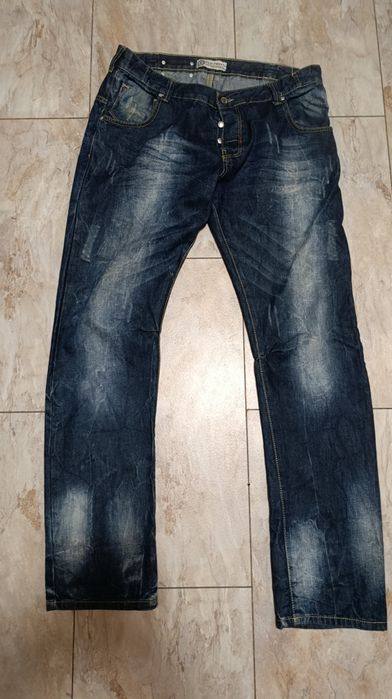 Мъжки пролетно/есенно дънки, цвят син, размер L, височина 185-190