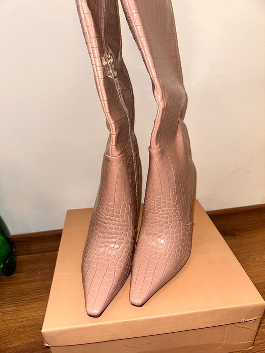 Simmi London – Ботуши на висок ток – Размер 39 – Чисто нови с кутия