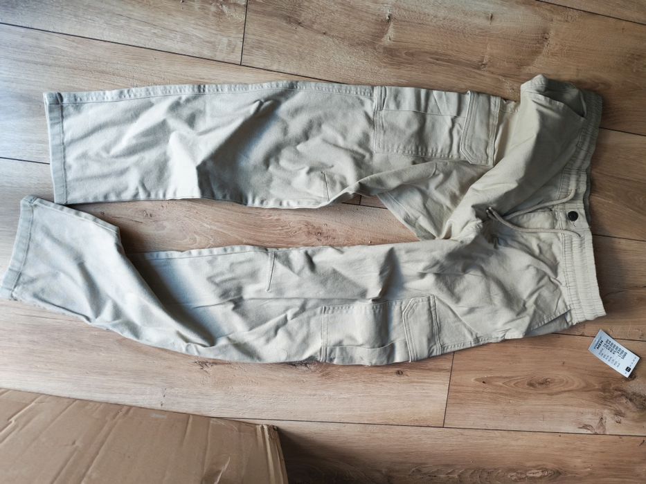 Men’s Urban Classics NOI  beige  elasticated-waist trouser Pantaloni  barbati  M cu eticheta