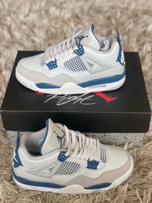 Air Jordan 4 Retro Military Blue Verificare Colet Full Box Size 36-45
