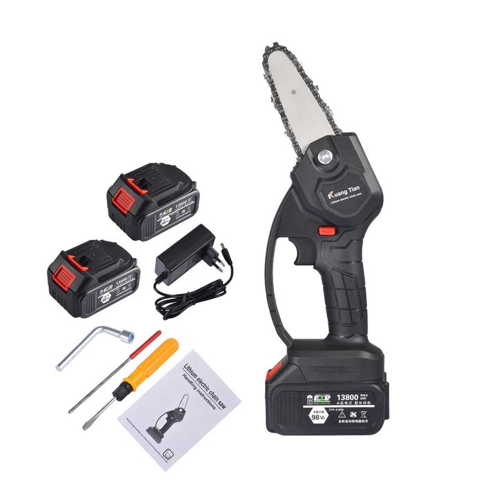 fierstrau electric camping Mini fierstrau electric cu 2 acumulatori
