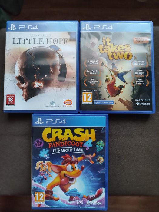 It takes two,Little hope,Crash bandicoot игры для ps4