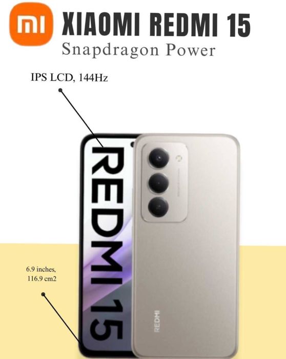 Redmi 15 8/256 8/128 6/128