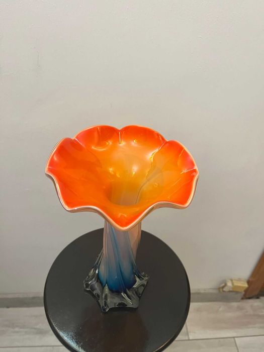 Piesa veche cristal MURANO cala bibelouri bibelou deosebita