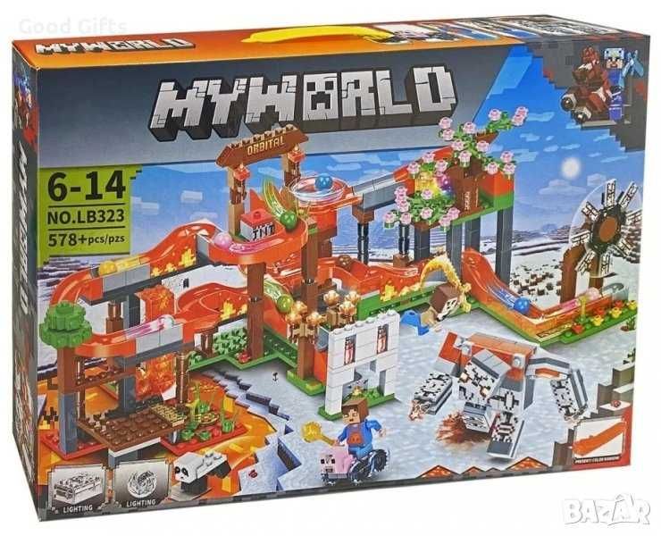 Голям Конструктор MY WORLD  578 части Майнкрафт konstruktor