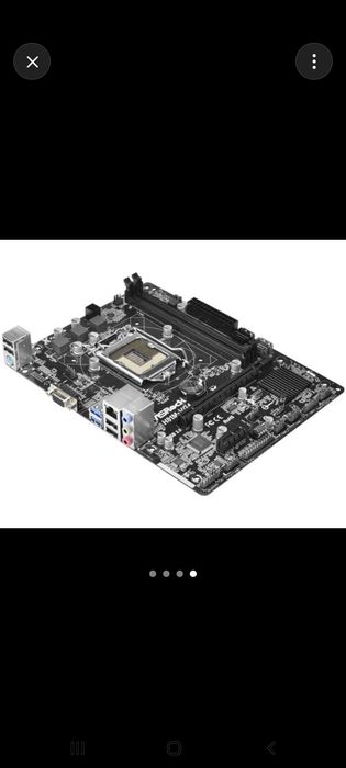 H81 Asrok DDR3 plata 1150