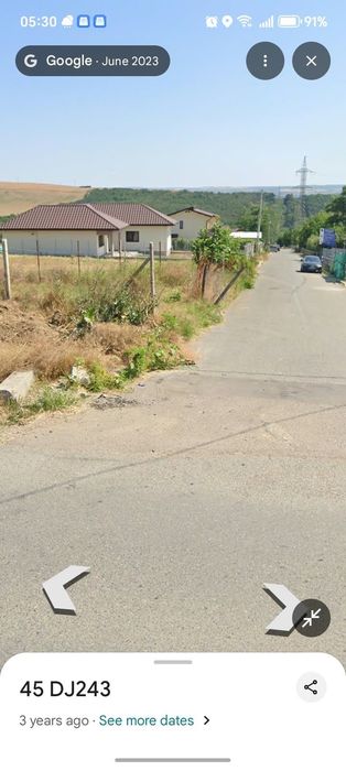 De vanzare 2 loturi de teren 1000 m patrati cu deschidere la drum de 16 m