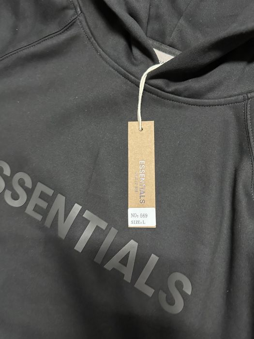 Hanorac Essentials Negru