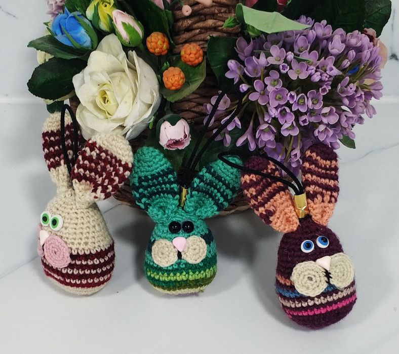 Брелоки  вязаные