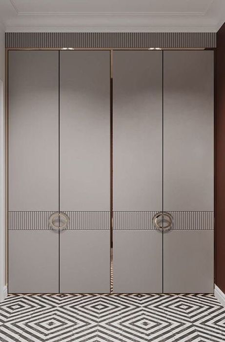 Шкаф в спальню Vesta с фрезерованными фасадами