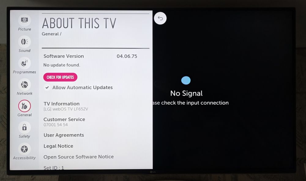 Телевизор Smart LED 3D LG 50LF652V, 50" (126 см), Full HD