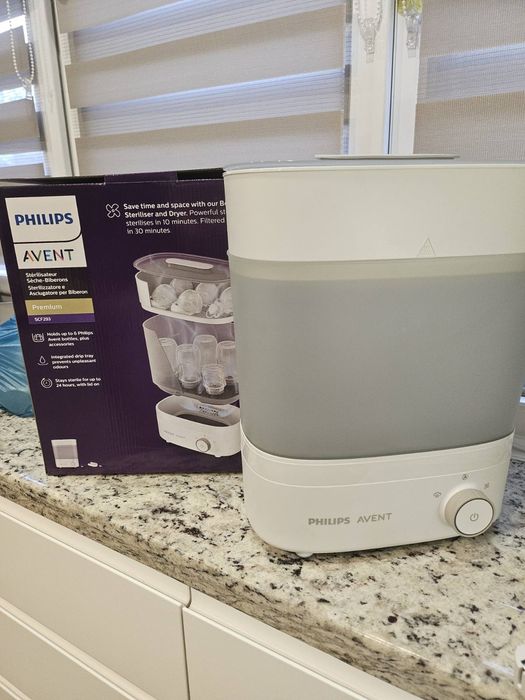 Philips AVENT стерилизатор Premium с функция за изсушаван + подарък