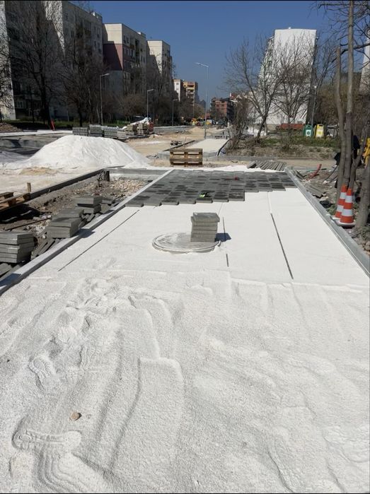 Редене на тротоарна Плоча