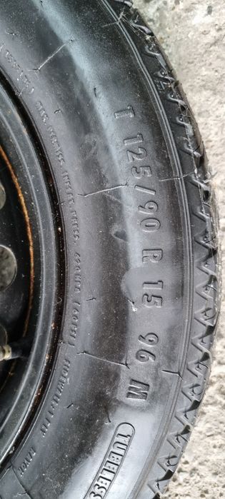 Roata rezerva slim bmw r15" 5x120