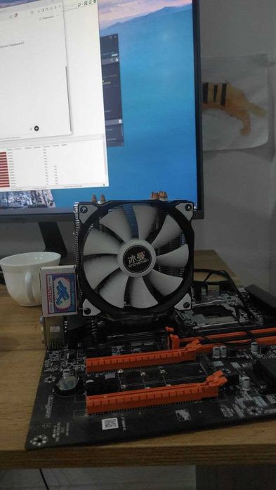 Кулер для процессора SNOWMAN, 6 медных трубок