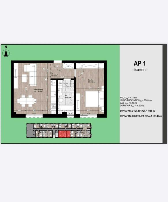 Apartament 2 camere OTOPENI. Direct Dezvoltator! SUPER PREȚ!