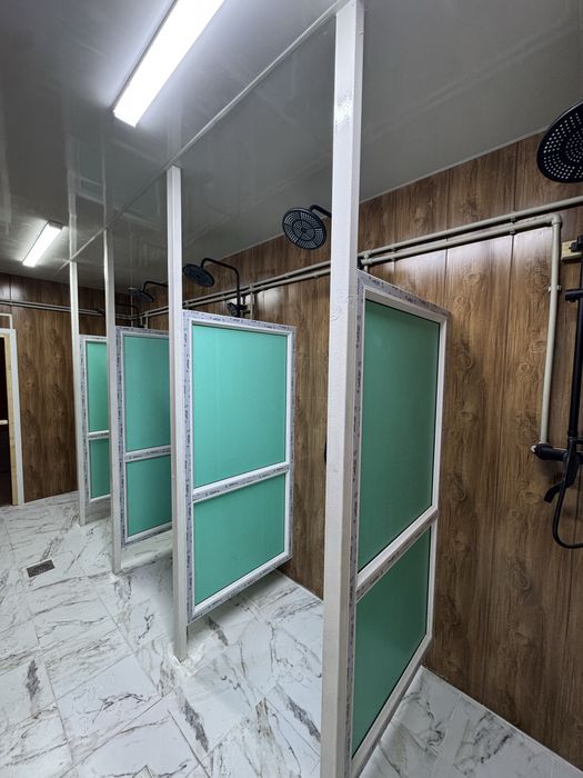 Контейнер баня, душ, туалет, охрана