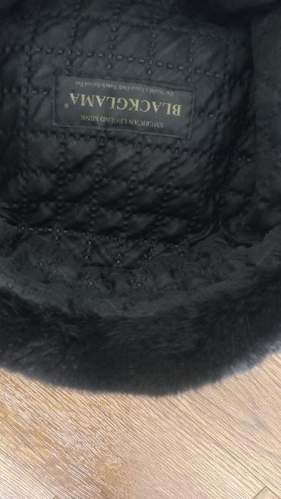 Шапка норковая ушанка