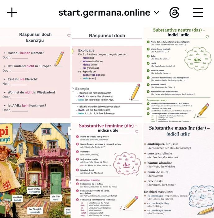 Meditații online la limba germană – copii și adolescenți