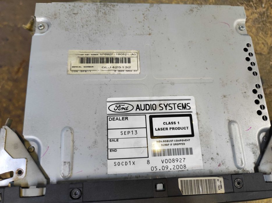 Радио СД/мп3 плеяр Sony за форд фокус/ц макс с блутут, комплект!