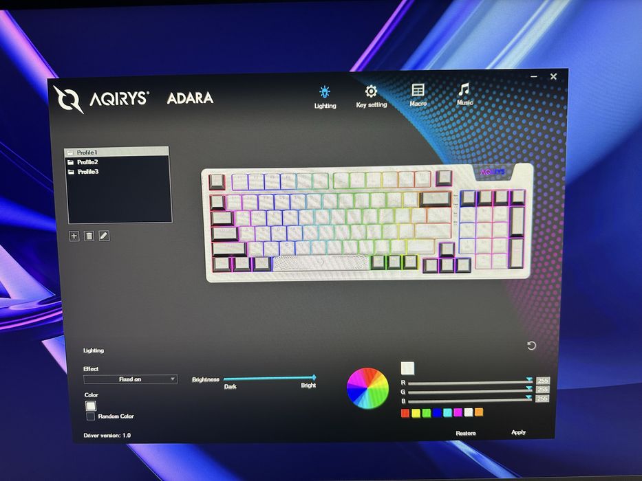 Tastatura gaming Aqirys Adara