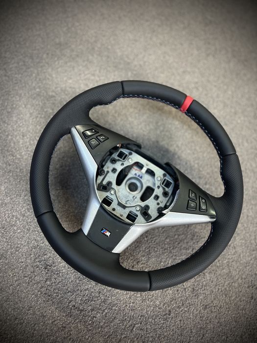 Volan piele naturală inel sport Nappa Bmw Seria 5 E60/E61 Seria 6 E63