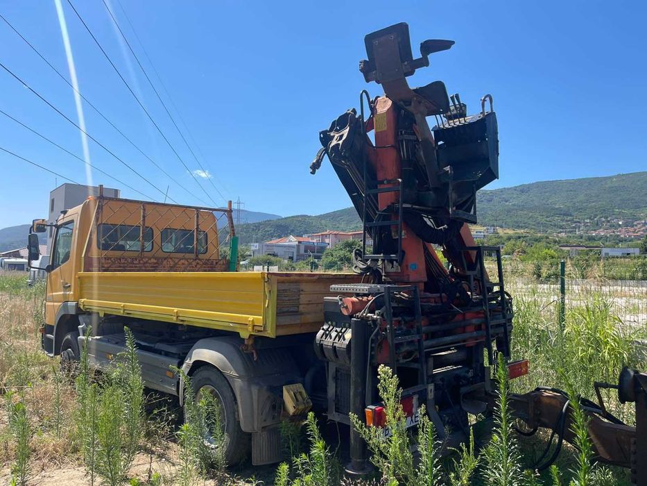 Камион Mercedes-Benz Atego 1218 + кран Palfinger PK 7101