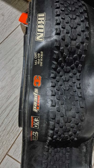 Foaie pass quest 5x110 bcd 42T, anvelopa maxxis ikon 29x2.2
