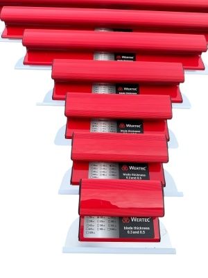 Комплект ножове за шпакловка Wertec