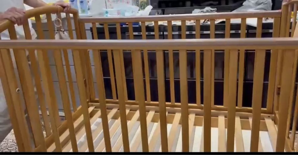 Манеж деревянный