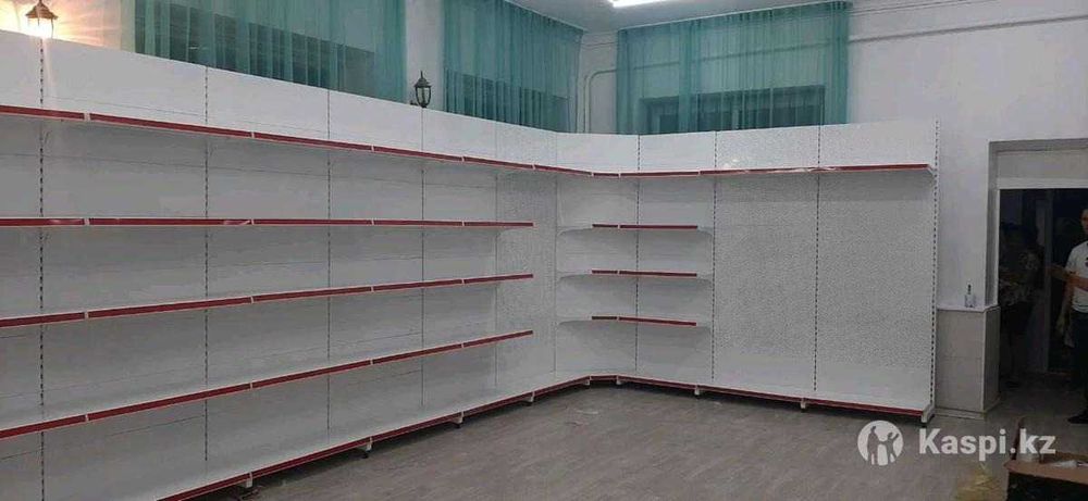 Металлические  стеллажи островные полки ветрины торговые для магазина