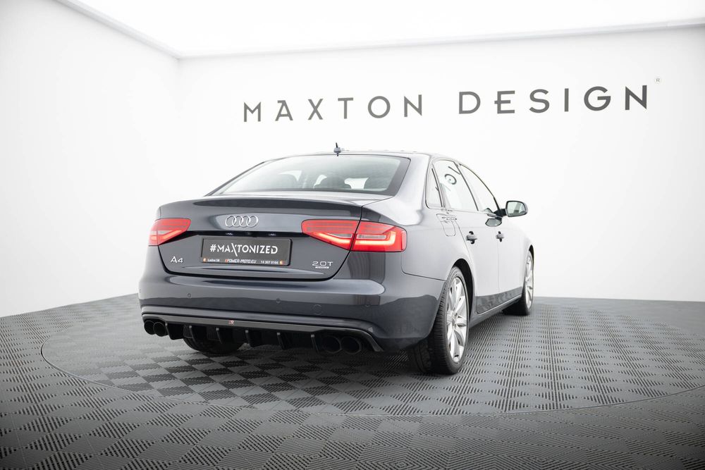 Дифузьор за задна броня Maxton design за Audi A4 B8 (2011-2015)