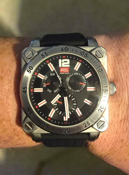 Vand ceas Roslain Sport multicalendar biker/rocker