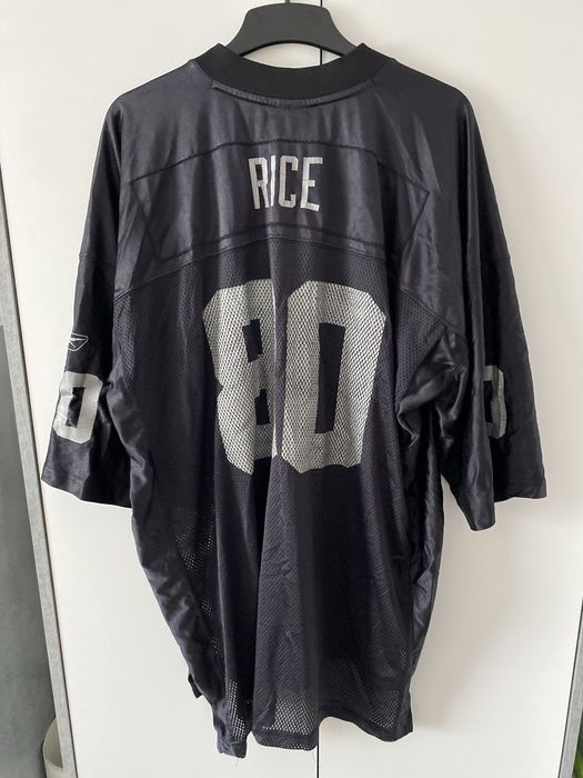 tricou reebok nfl rice vintage